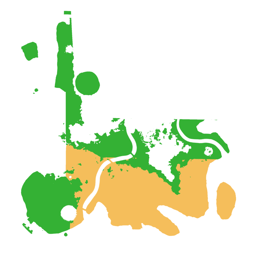 Biome Rust Map: Procedural Map, Size: 3000, Seed: 26968
