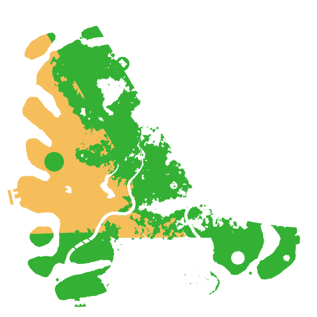Biome Rust Map: Procedural Map, Size: 4300, Seed: 1963023317