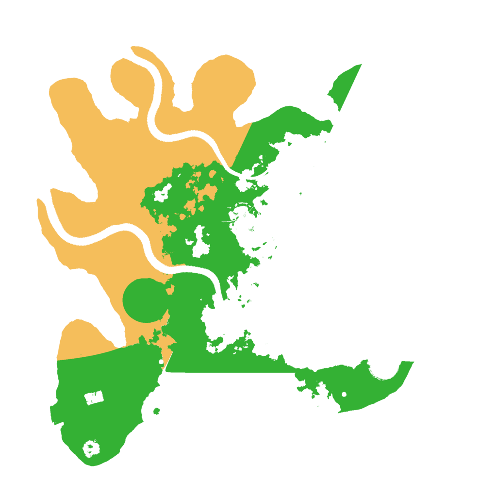 Biome Rust Map: Procedural Map, Size: 3000, Seed: 387847924