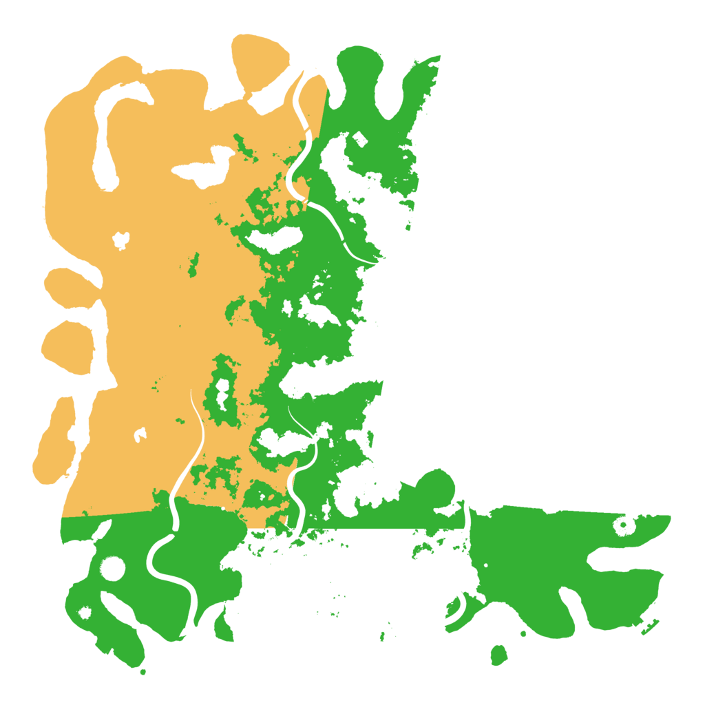 Biome Rust Map: Procedural Map, Size: 5000, Seed: 132523