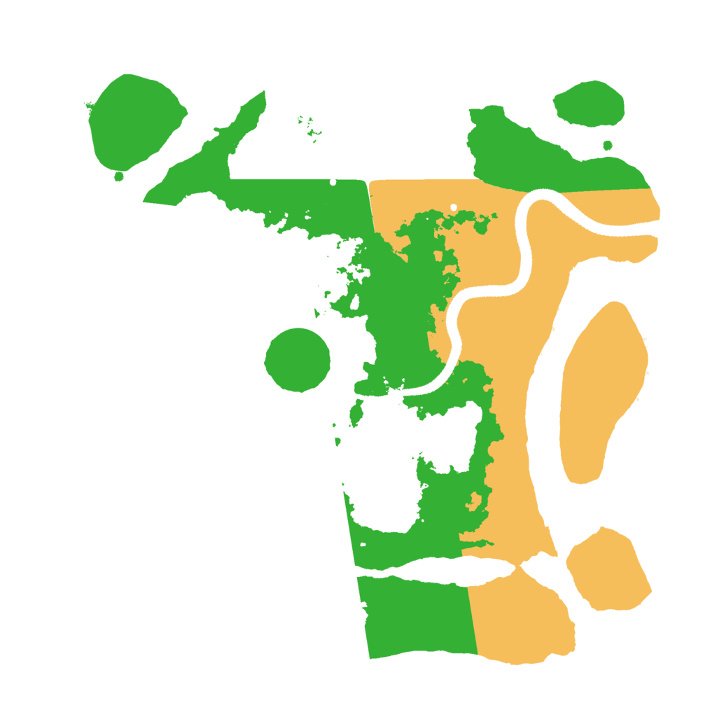 Biome Rust Map: Procedural Map, Size: 3000, Seed: 1740417996
