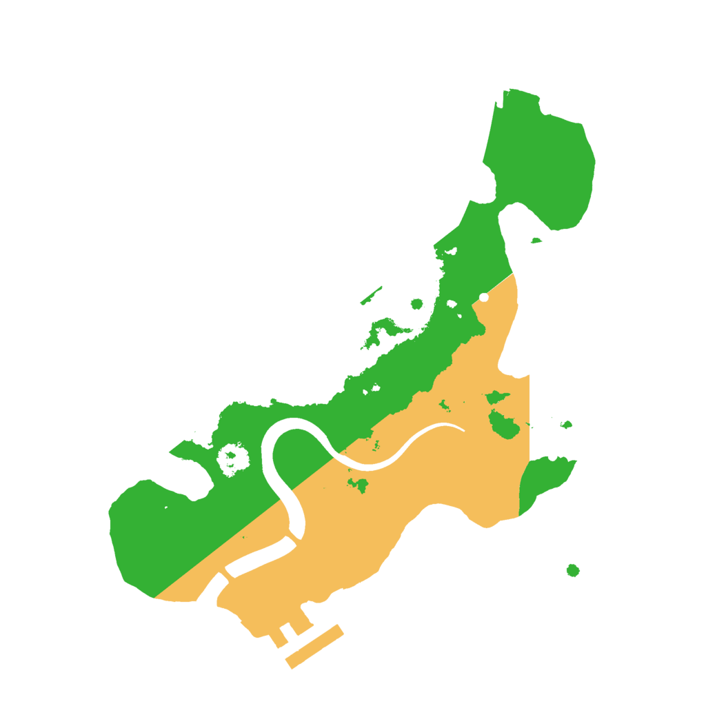 Biome Rust Map: Procedural Map, Size: 2250, Seed: 493425370