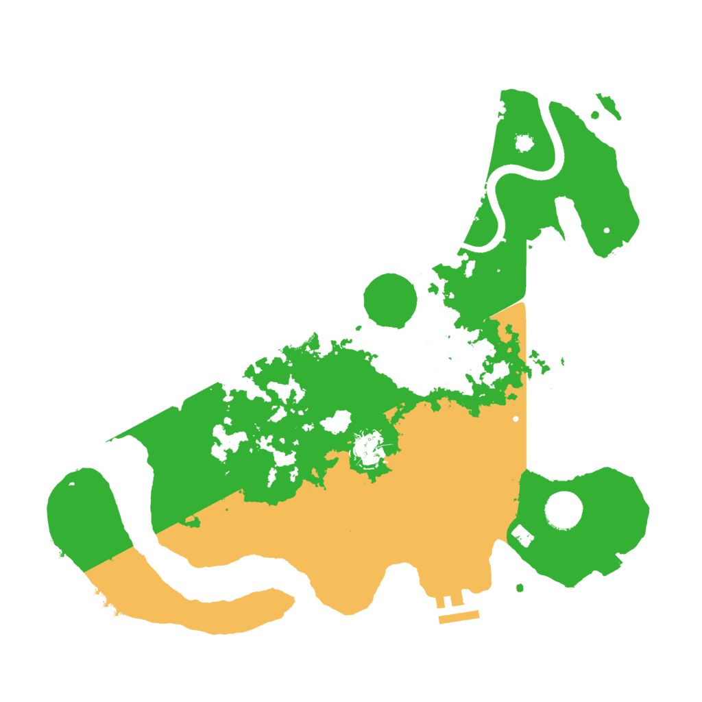 Biome Rust Map: Procedural Map, Size: 3500, Seed: 1405870111