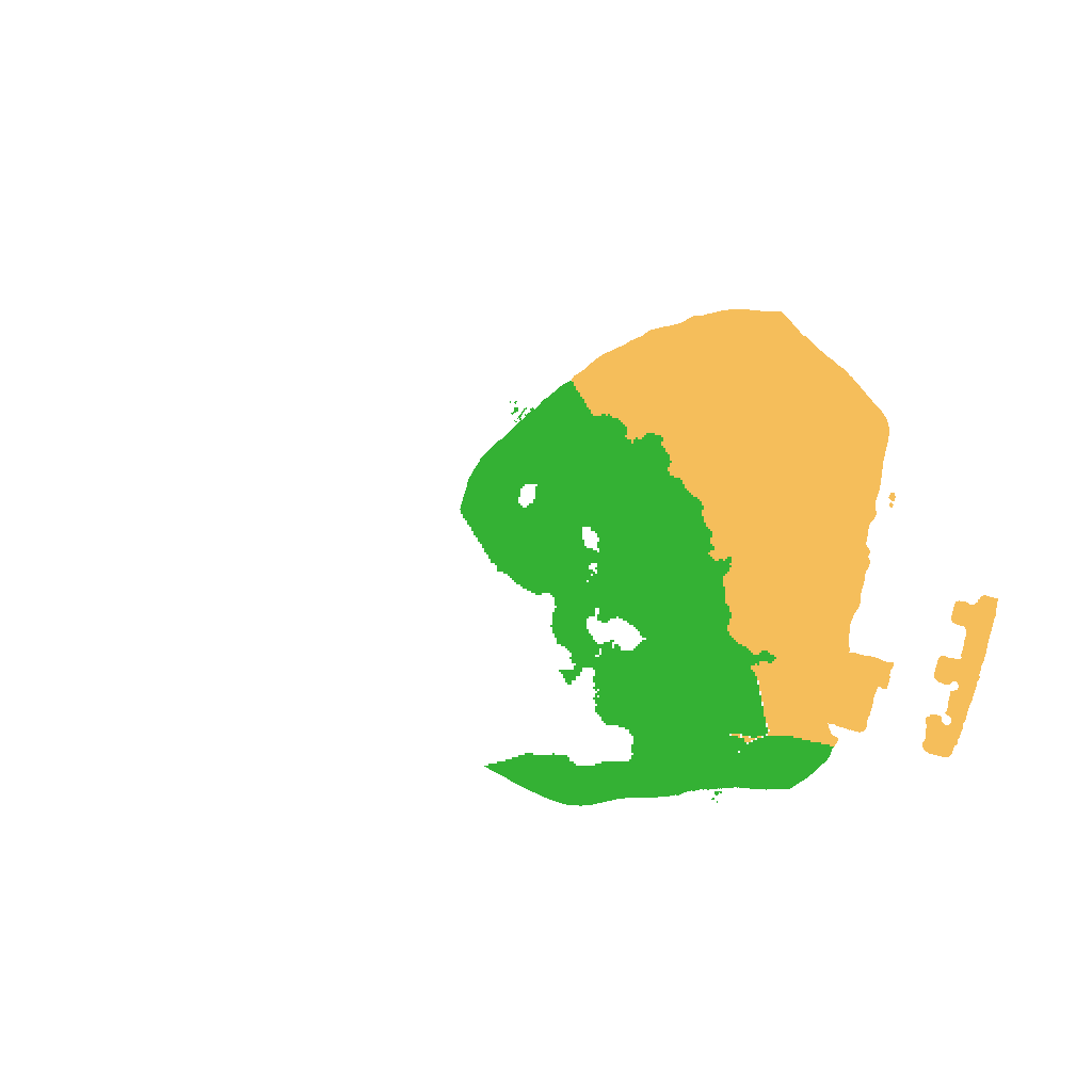 Biome Rust Map: Procedural Map, Size: 1000, Seed: 4018429