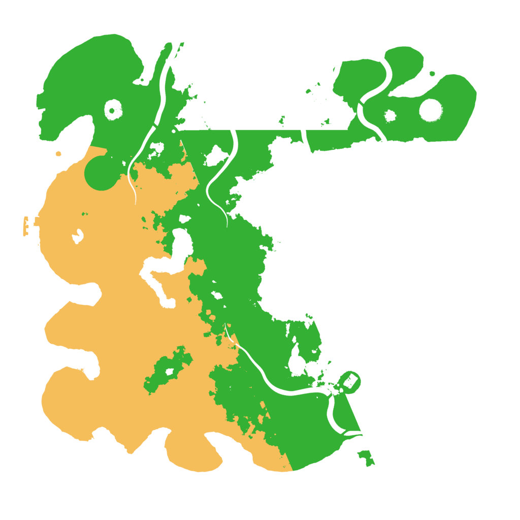 Biome Rust Map: Procedural Map, Size: 4000, Seed: 45996