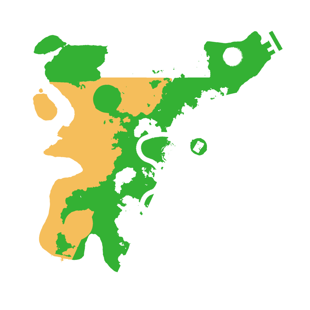 Biome Rust Map: Procedural Map, Size: 3000, Seed: 13941
