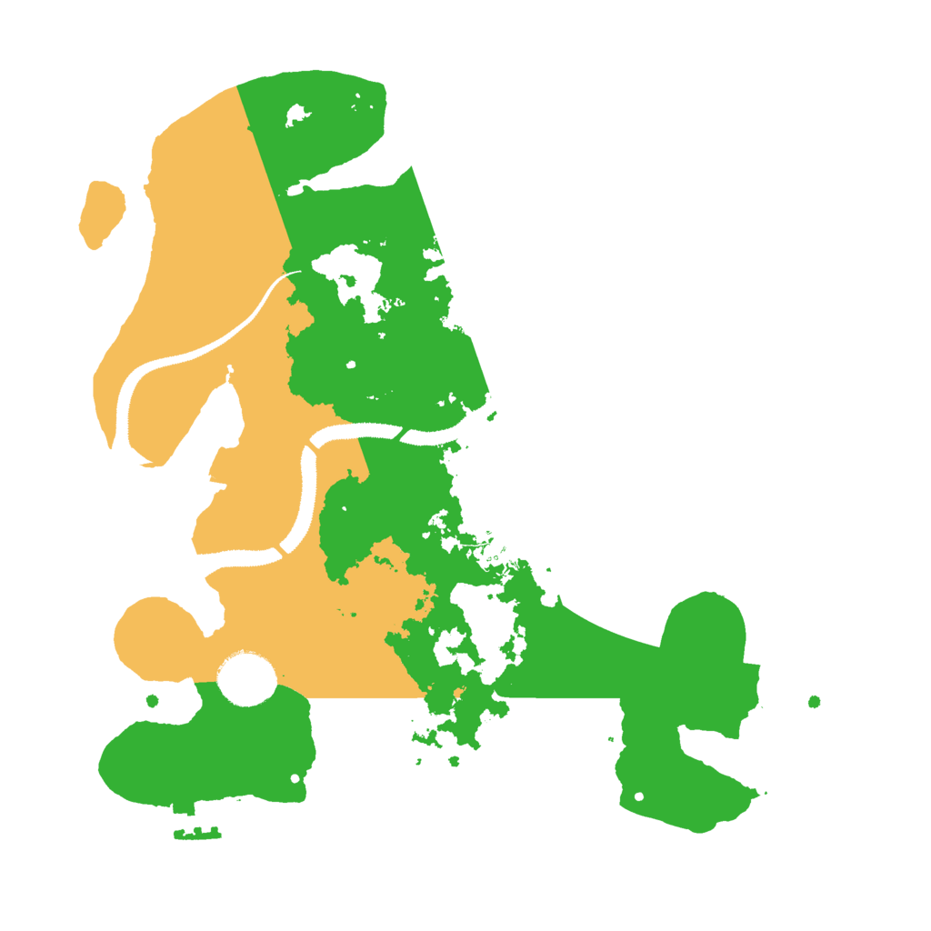Biome Rust Map: Procedural Map, Size: 3000, Seed: 12224