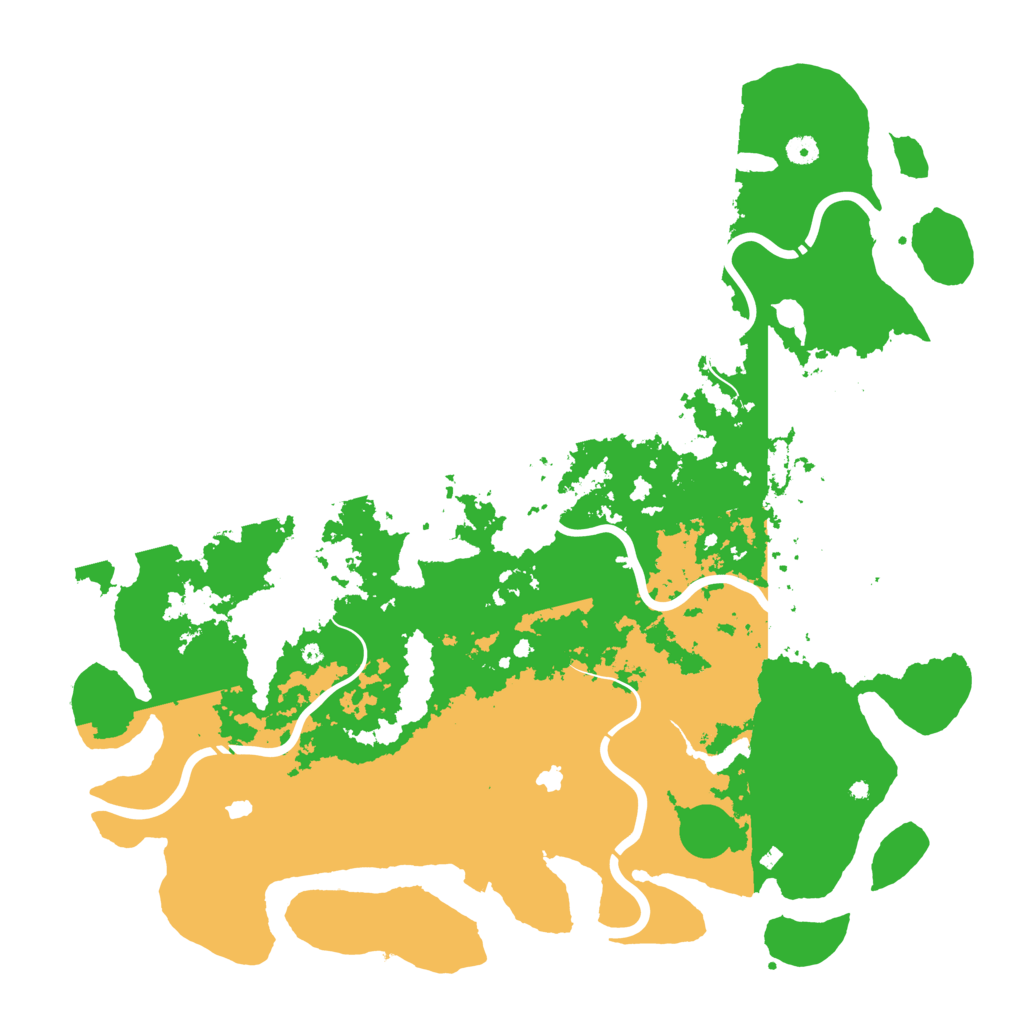 Biome Rust Map: Procedural Map, Size: 5000, Seed: 2127835160