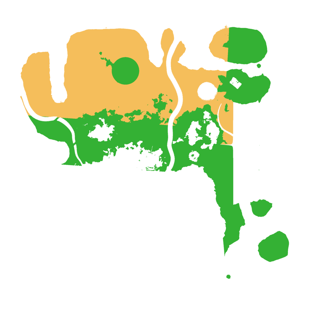 Biome Rust Map: Procedural Map, Size: 3000, Seed: 734752