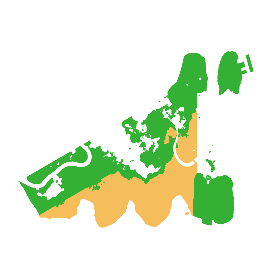Biome Rust Map: Procedural Map, Size: 3000, Seed: 1306