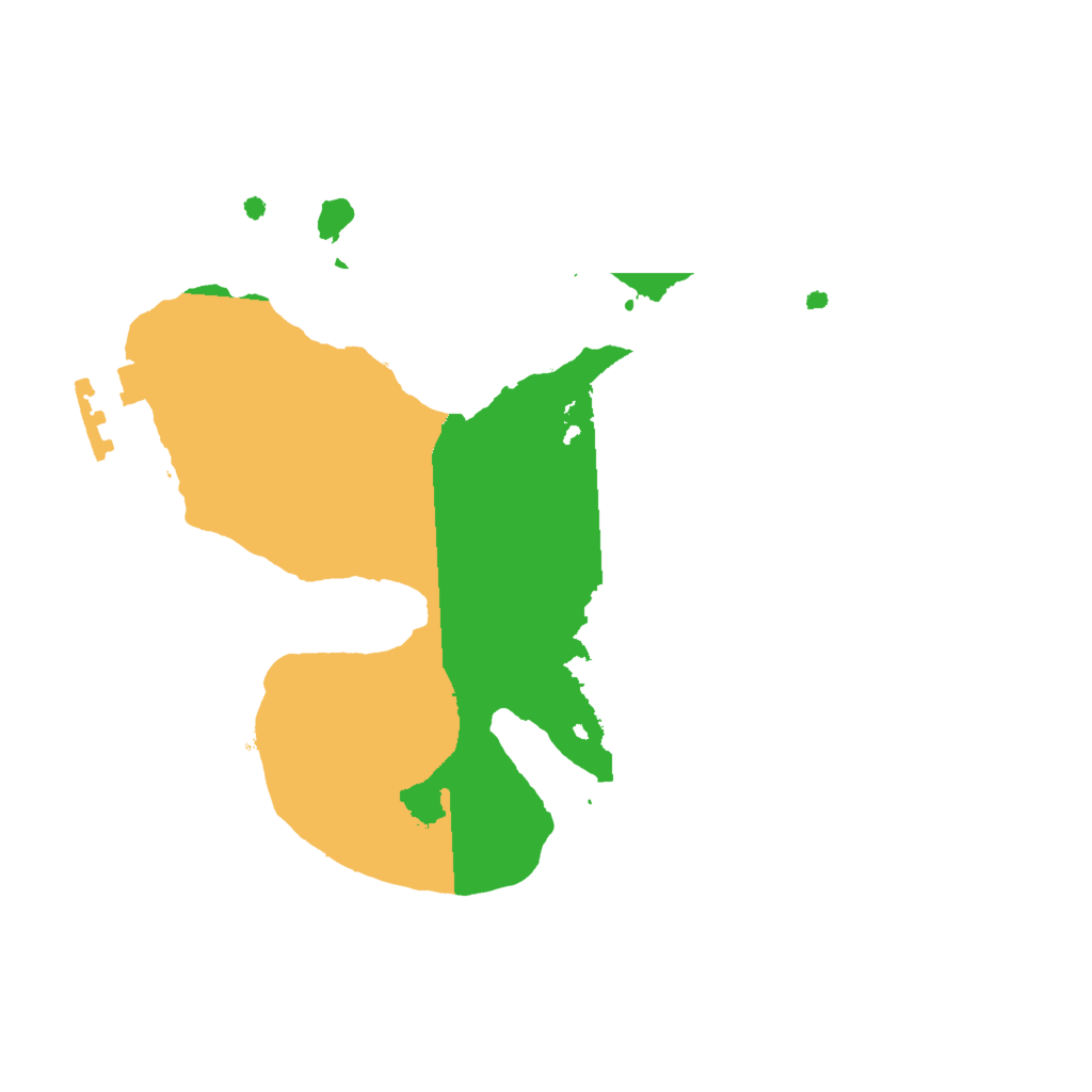 Biome Rust Map: Procedural Map, Size: 2000, Seed: 1338035398