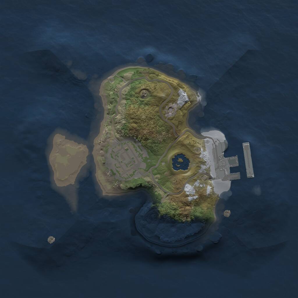 Rust Map: Procedural Map, Size: 1700, Seed: 2026, 3 Monuments