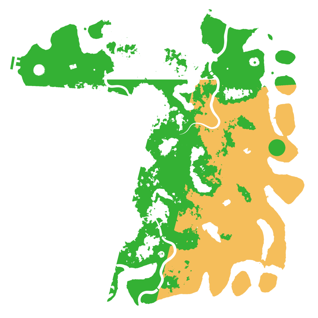 Biome Rust Map: Procedural Map, Size: 5000, Seed: 454464781