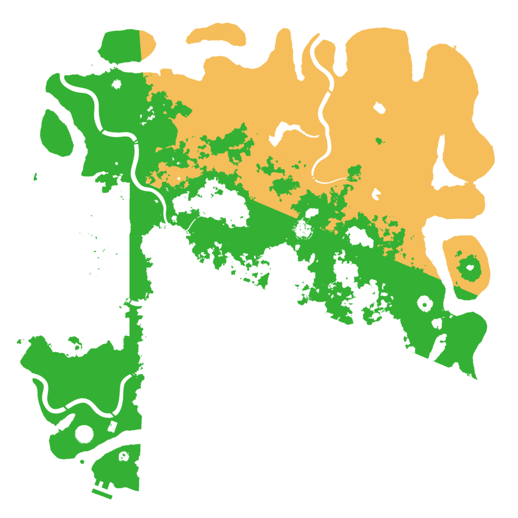 Biome Rust Map: Procedural Map, Size: 5000, Seed: 1761374328