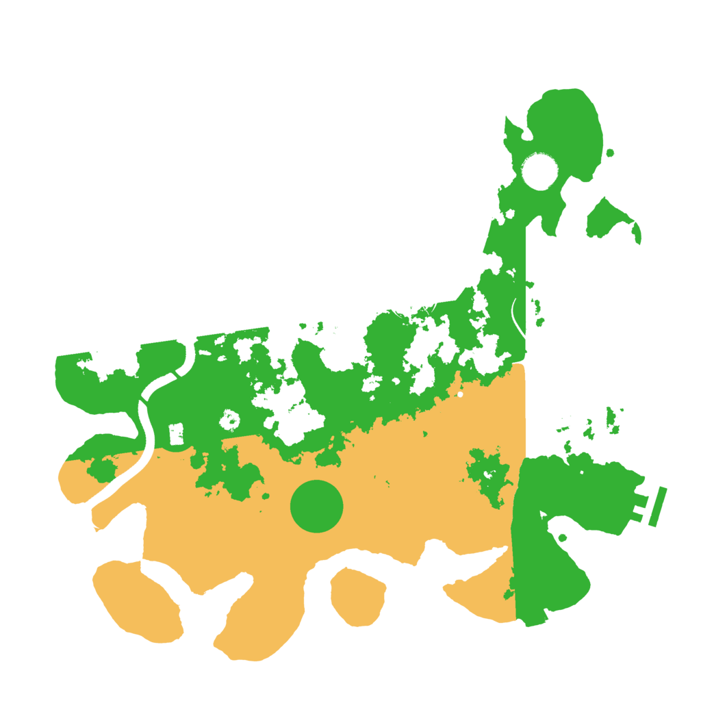Biome Rust Map: Procedural Map, Size: 3500, Seed: 2082615131