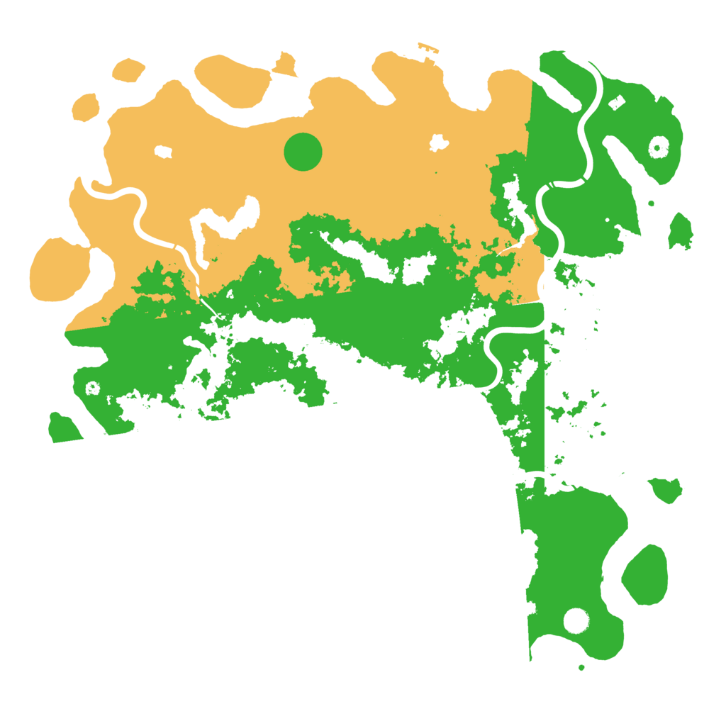Biome Rust Map: Procedural Map, Size: 5000, Seed: 1721255977