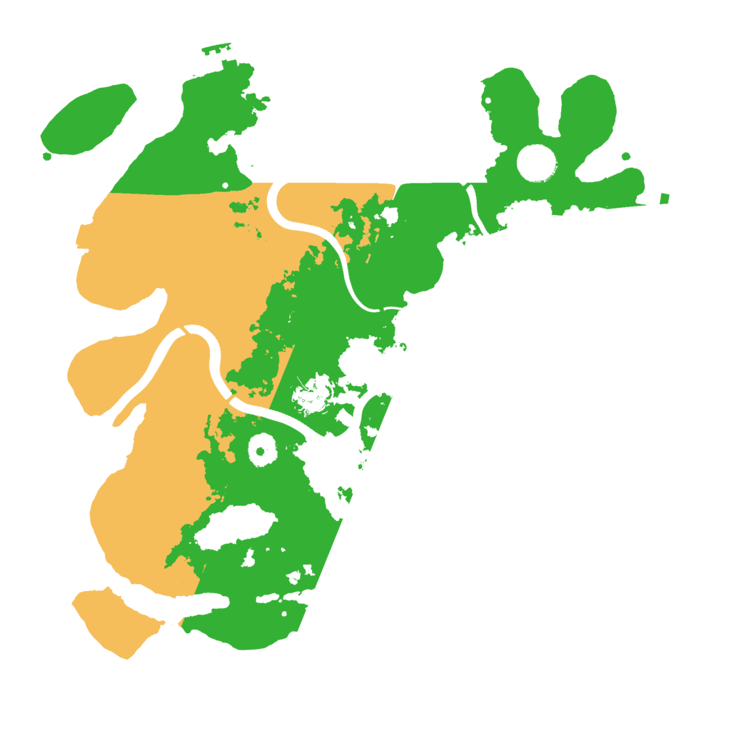Biome Rust Map: Procedural Map, Size: 3500, Seed: 2315474