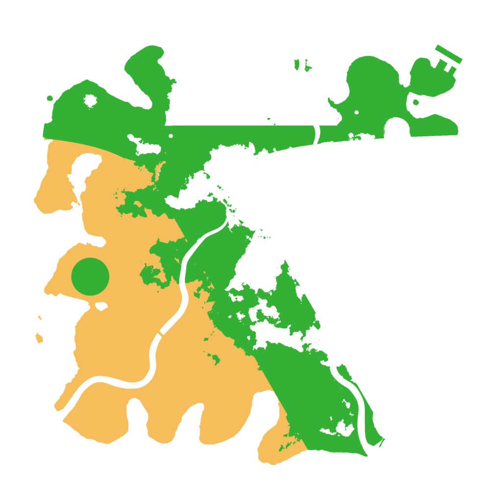 Biome Rust Map: Procedural Map, Size: 3500, Seed: 640186446