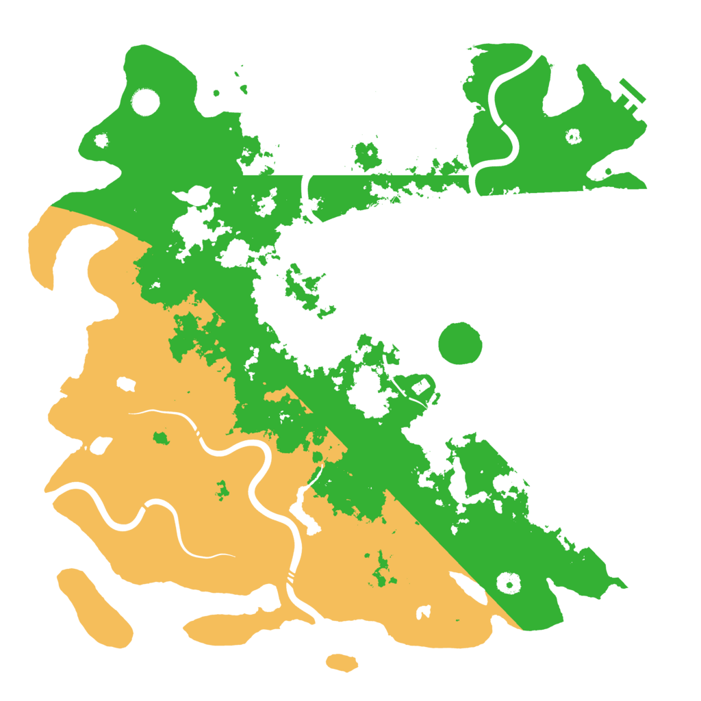 Biome Rust Map: Procedural Map, Size: 4500, Seed: 30762688