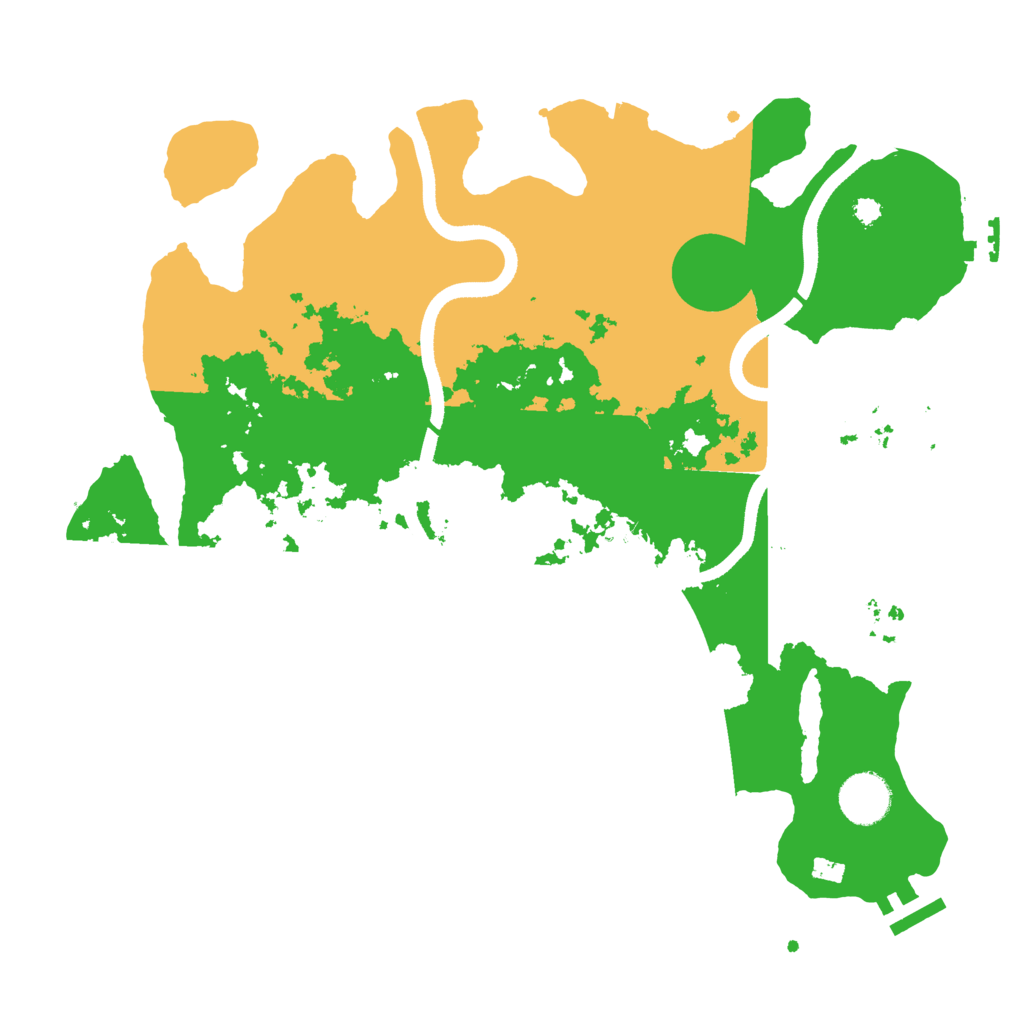 Biome Rust Map: Procedural Map, Size: 3500, Seed: 1844904413