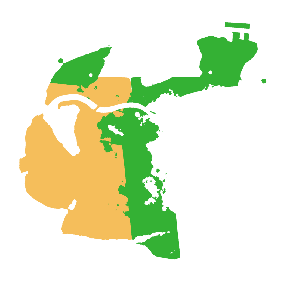 Biome Rust Map: Procedural Map, Size: 2500, Seed: 202132428