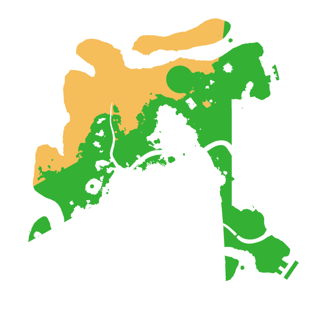 Biome Rust Map: Procedural Map, Size: 3000, Seed: 175536021