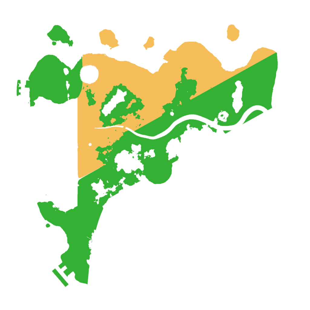 Biome Rust Map: Procedural Map, Size: 3000, Seed: 41387