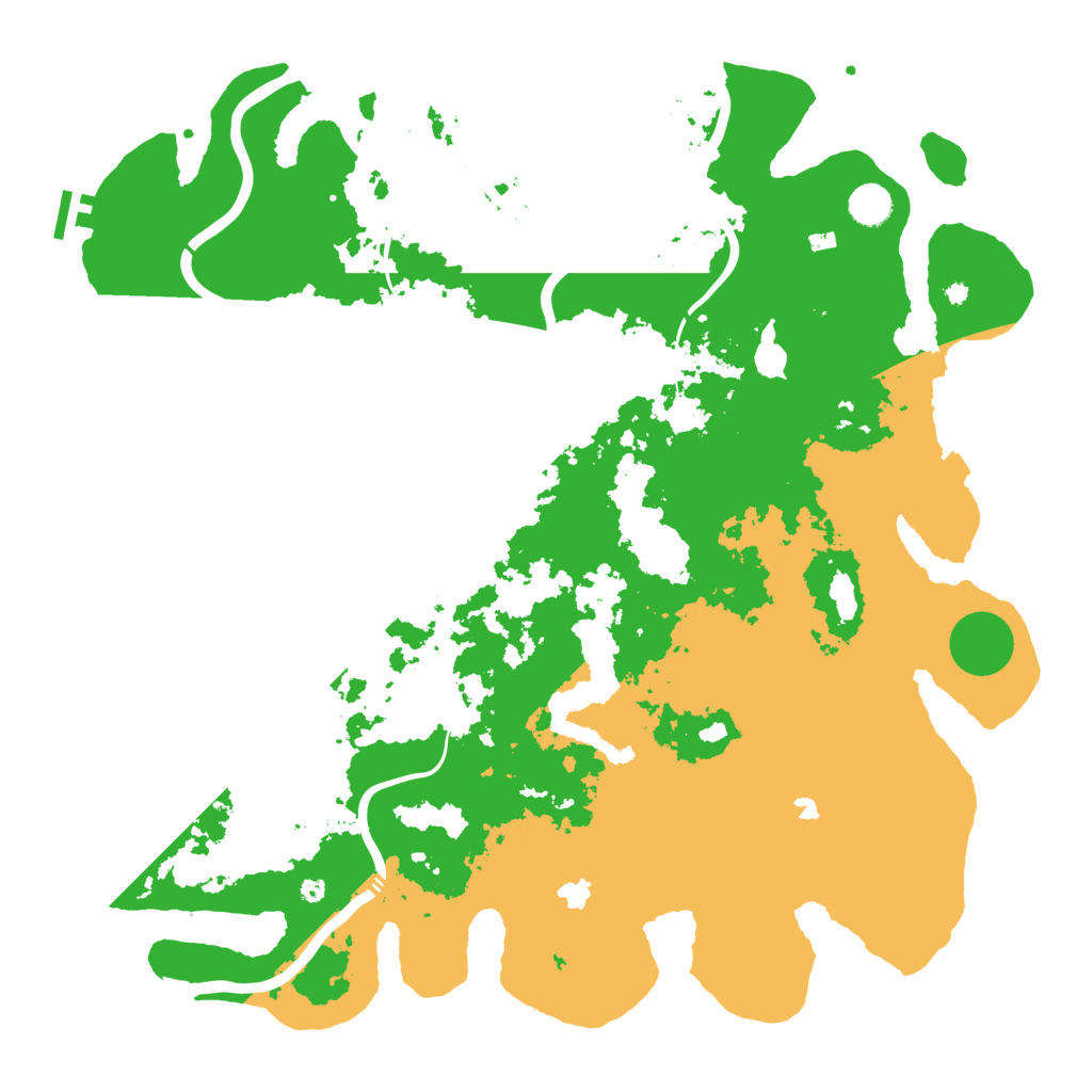 Biome Rust Map: Procedural Map, Size: 4500, Seed: 1354