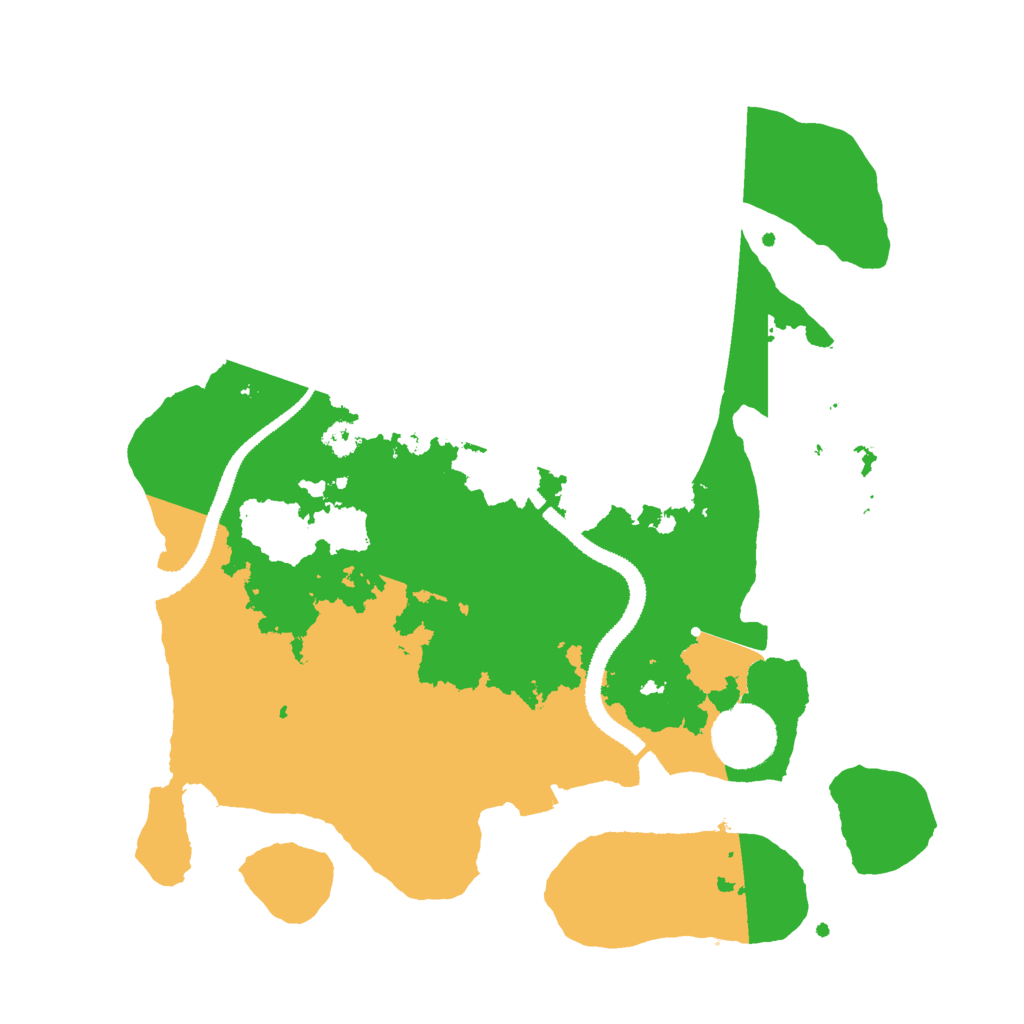 Biome Rust Map: Procedural Map, Size: 3000, Seed: 15762