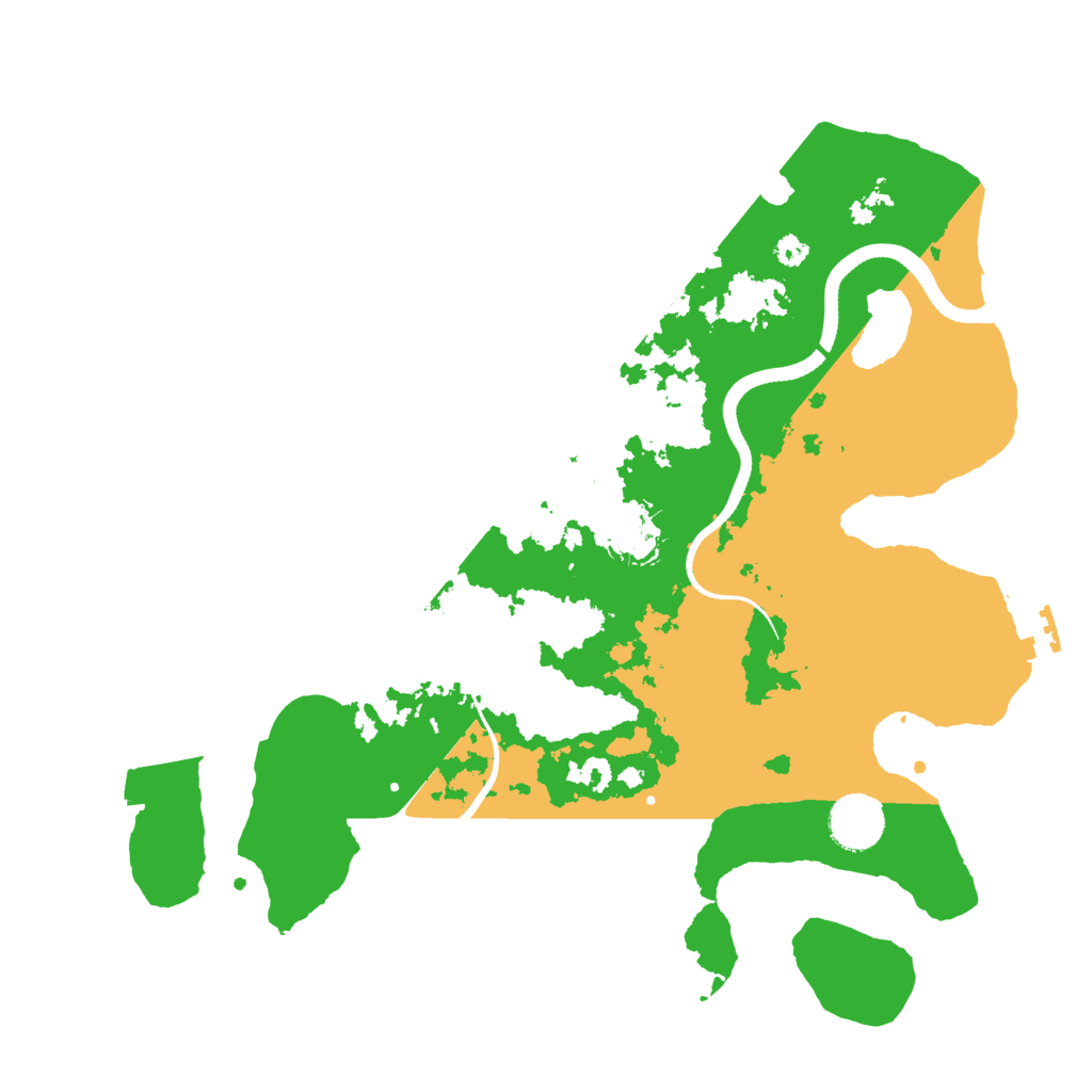 Biome Rust Map: Procedural Map, Size: 3500, Seed: 723461571