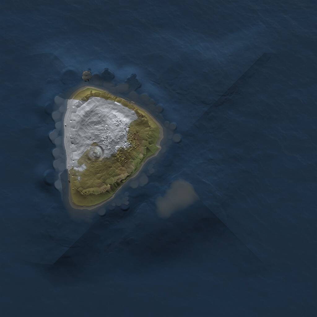 Rust Map: Procedural Map, Size: 1255, Seed: 155, 1 Monuments