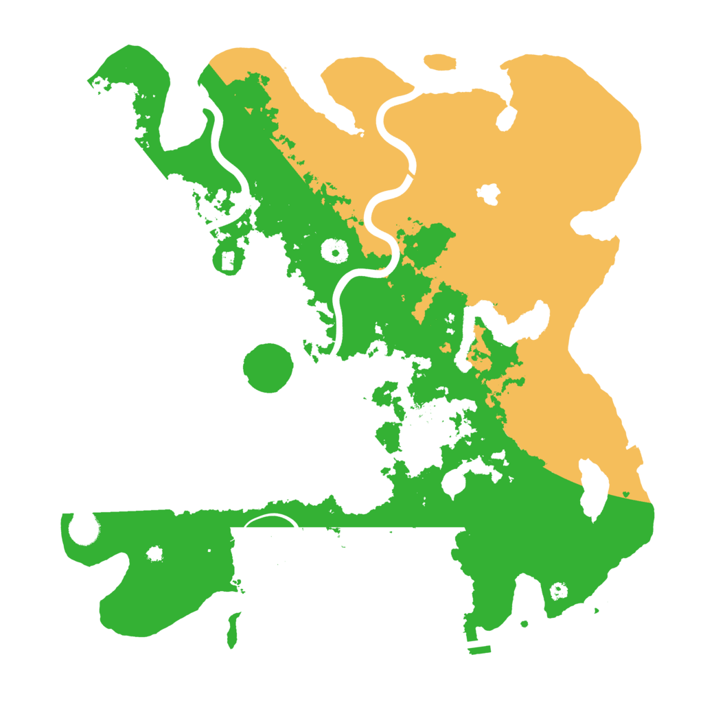 Biome Rust Map: Procedural Map, Size: 4000, Seed: 2106468468