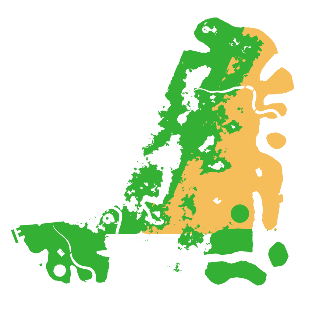 Biome Rust Map: Procedural Map, Size: 4500, Seed: 553214254