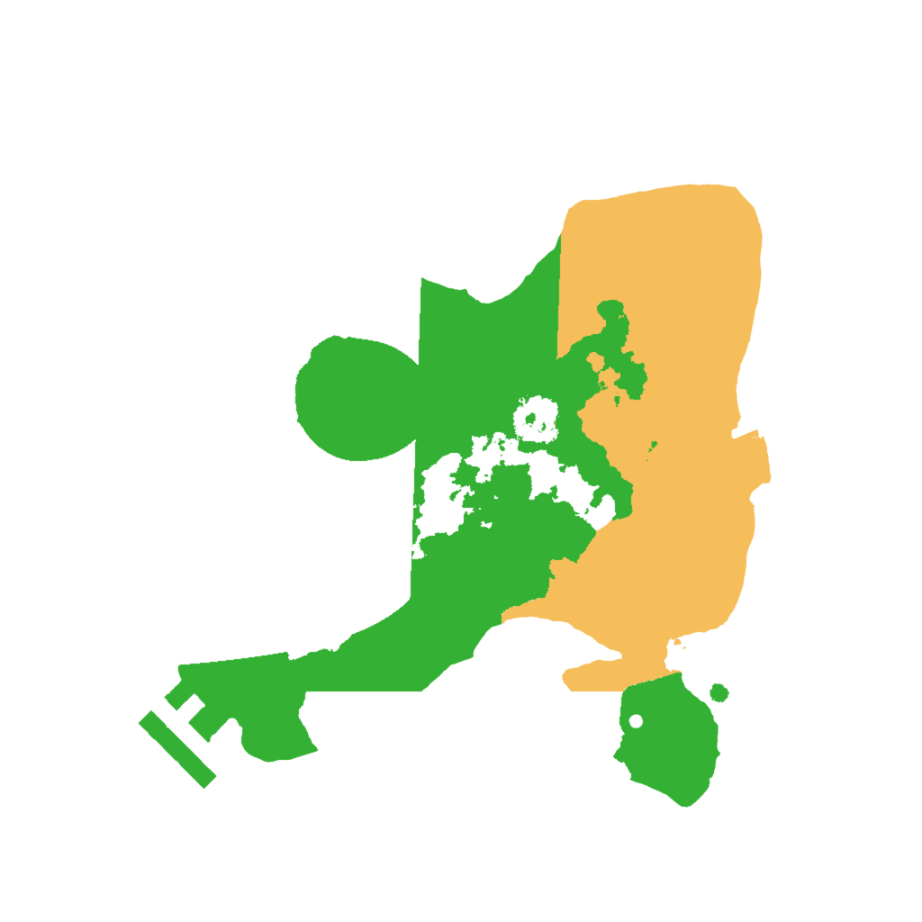 Biome Rust Map: Procedural Map, Size: 2000, Seed: 290833354