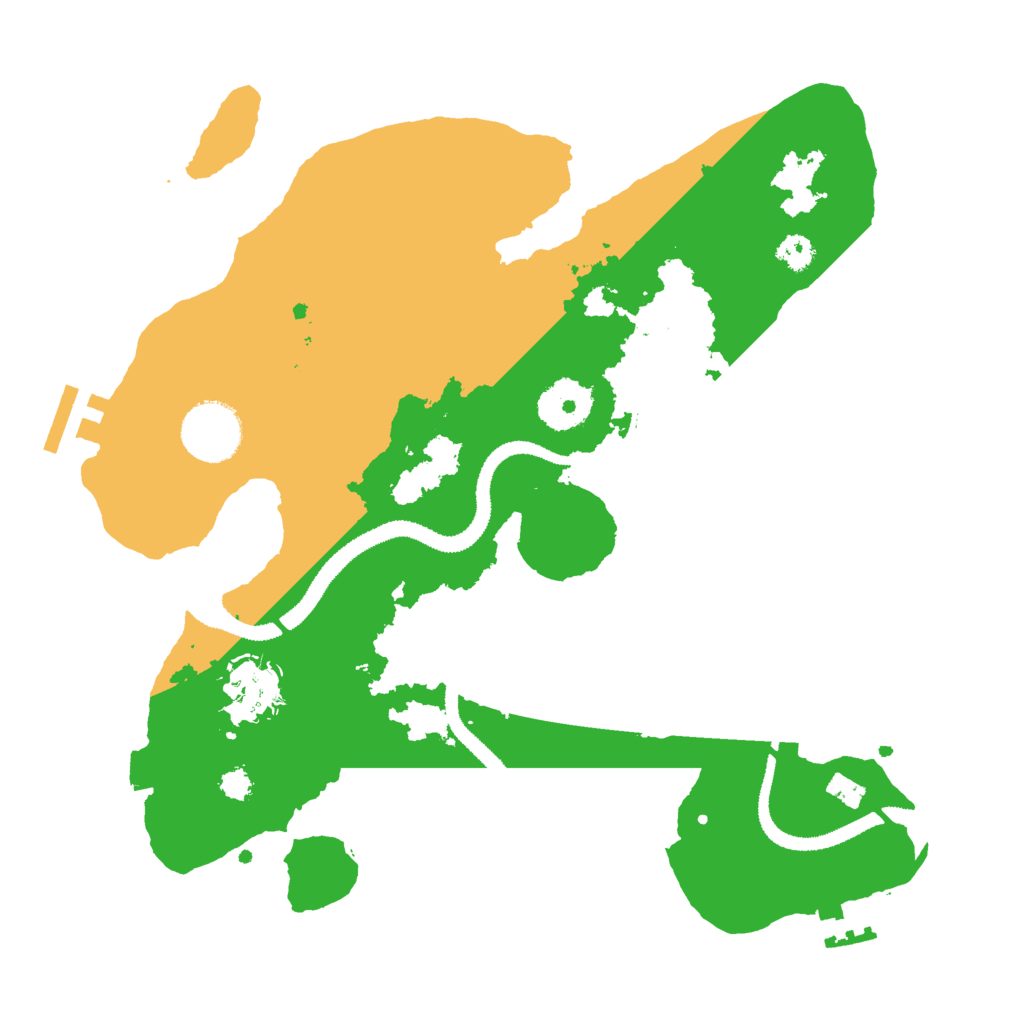 Biome Rust Map: Procedural Map, Size: 3000, Seed: 241924282