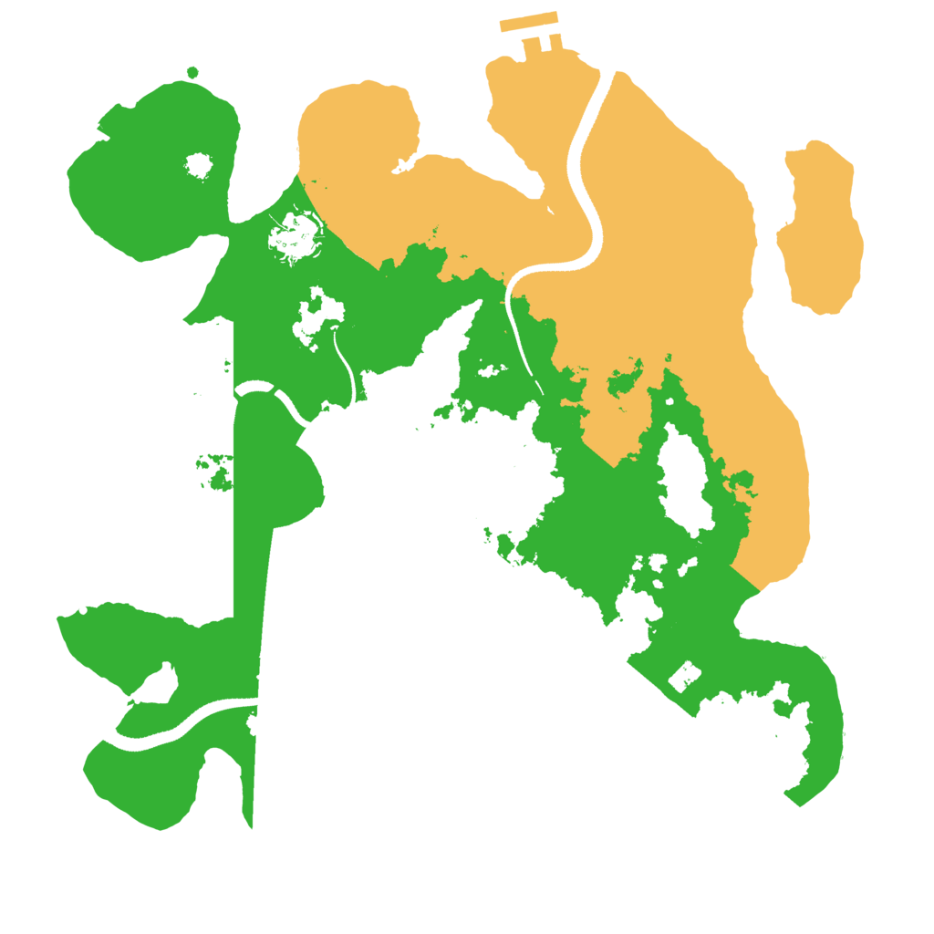 Biome Rust Map: Procedural Map, Size: 3250, Seed: 1817196899