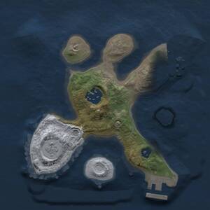 Thumbnail Rust Map: Procedural Map, Size: 2000, Seed: 1774081715, 5 Monuments