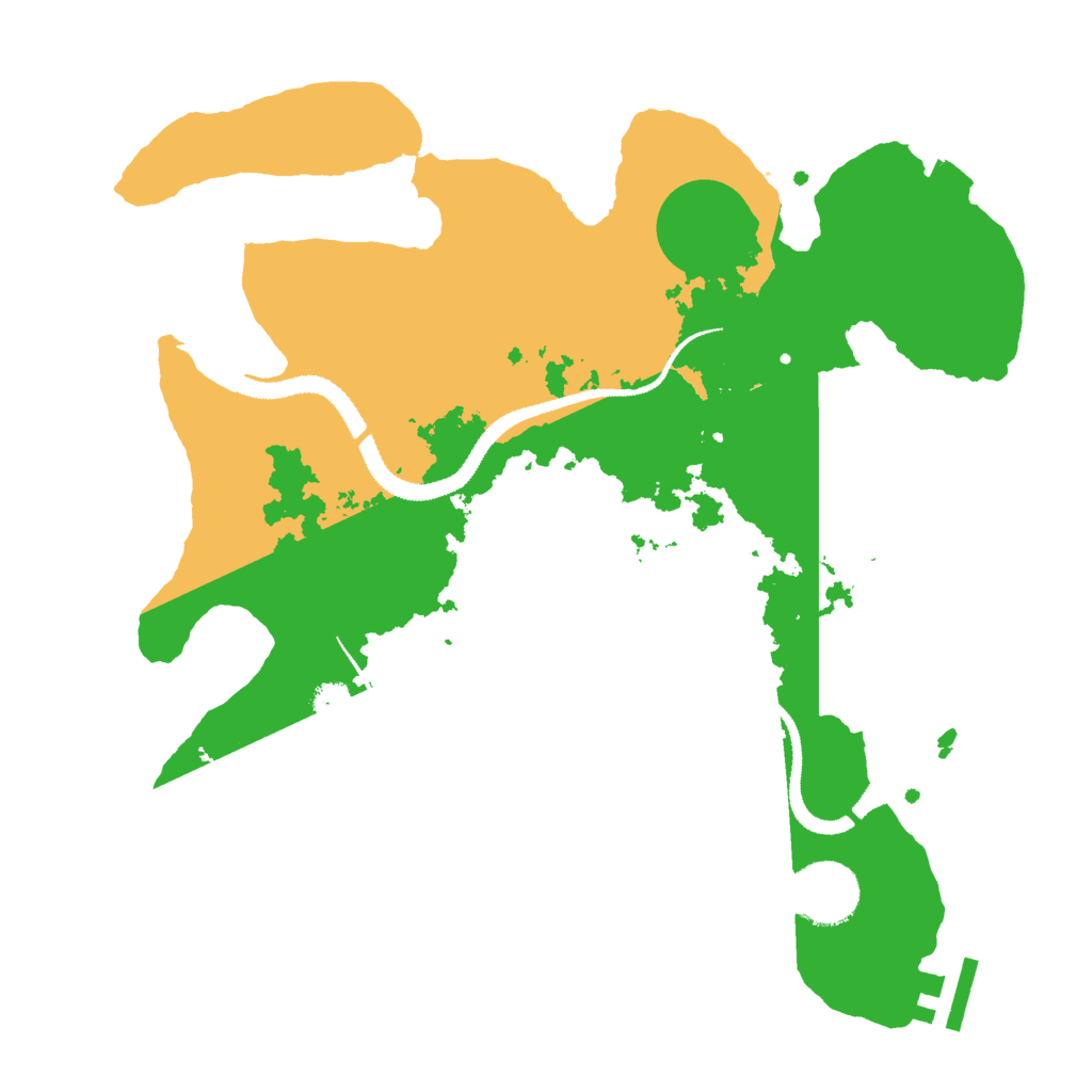 Biome Rust Map: Procedural Map, Size: 3000, Seed: 4502371
