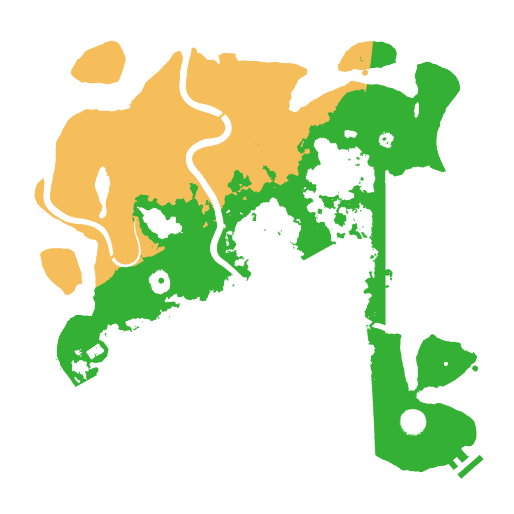 Biome Rust Map: Procedural Map, Size: 3500, Seed: 757884395