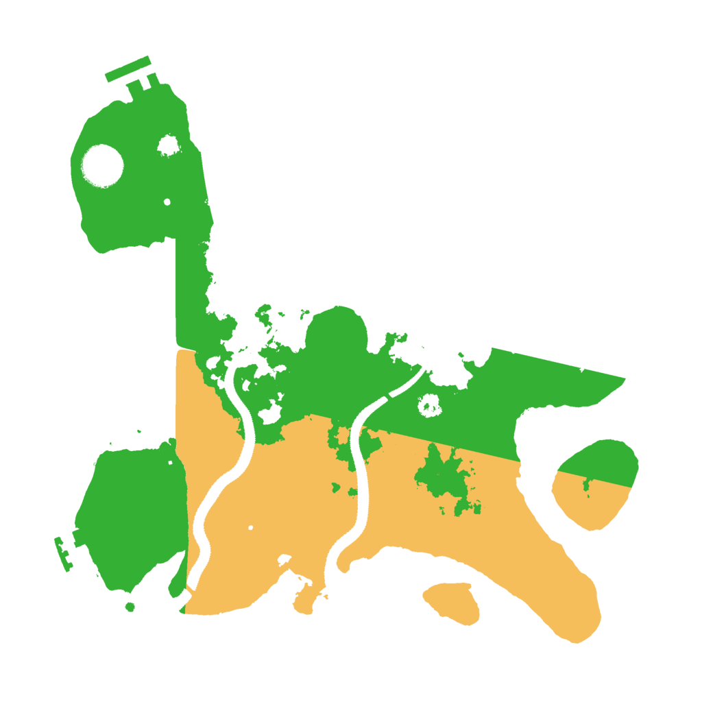 Biome Rust Map: Procedural Map, Size: 3000, Seed: 1596773613
