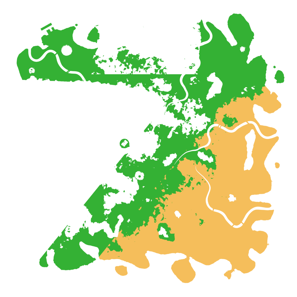Biome Rust Map: Procedural Map, Size: 5000, Seed: 685485