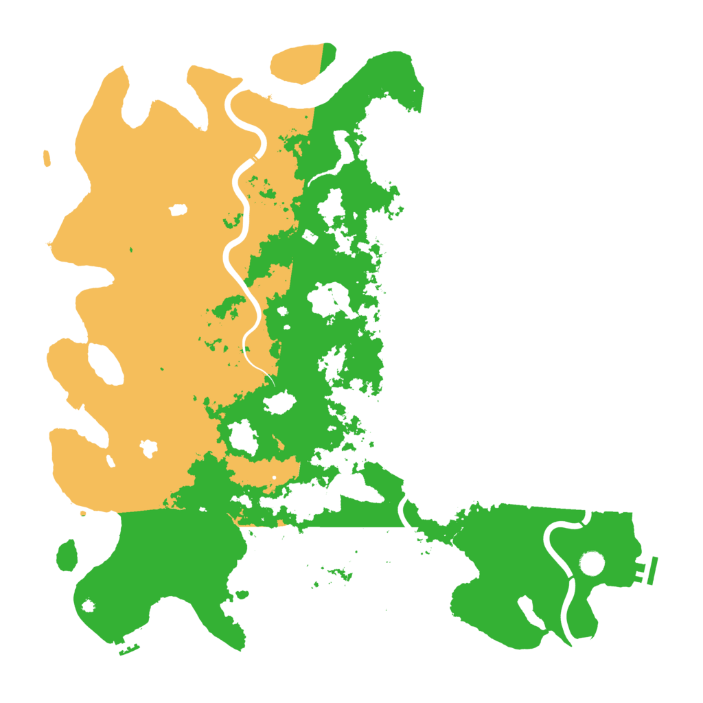Biome Rust Map: Procedural Map, Size: 5000, Seed: 341271