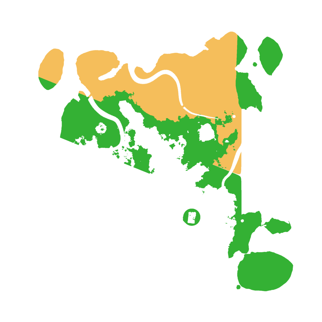 Biome Rust Map: Procedural Map, Size: 3000, Seed: 278364