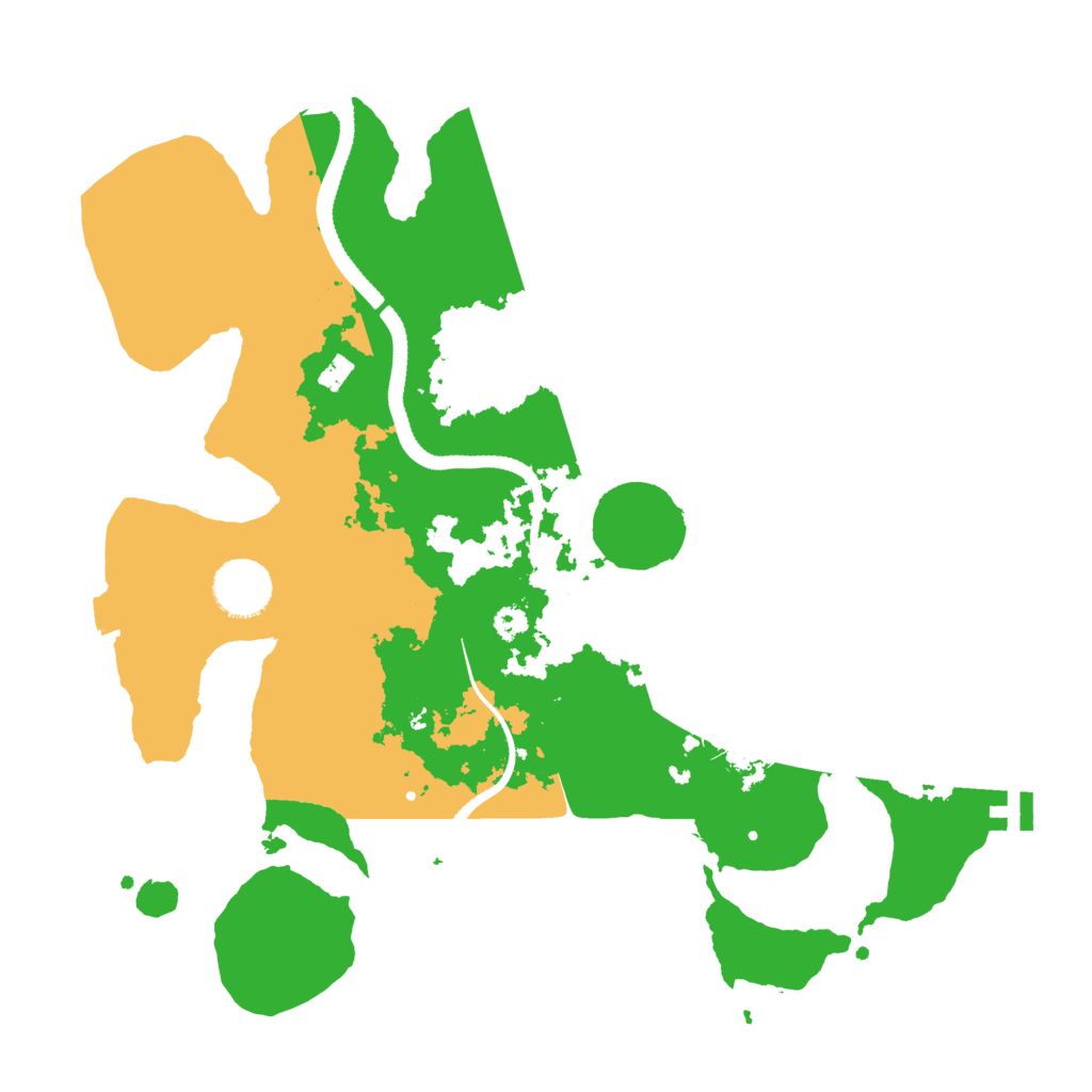 Biome Rust Map: Procedural Map, Size: 3300, Seed: 1342506331