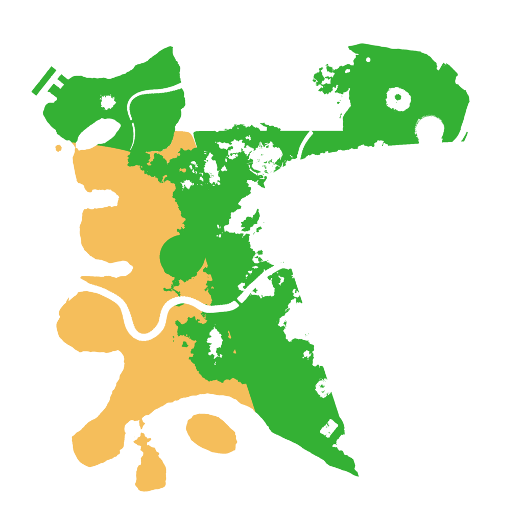 Biome Rust Map: Procedural Map, Size: 3250, Seed: 656801