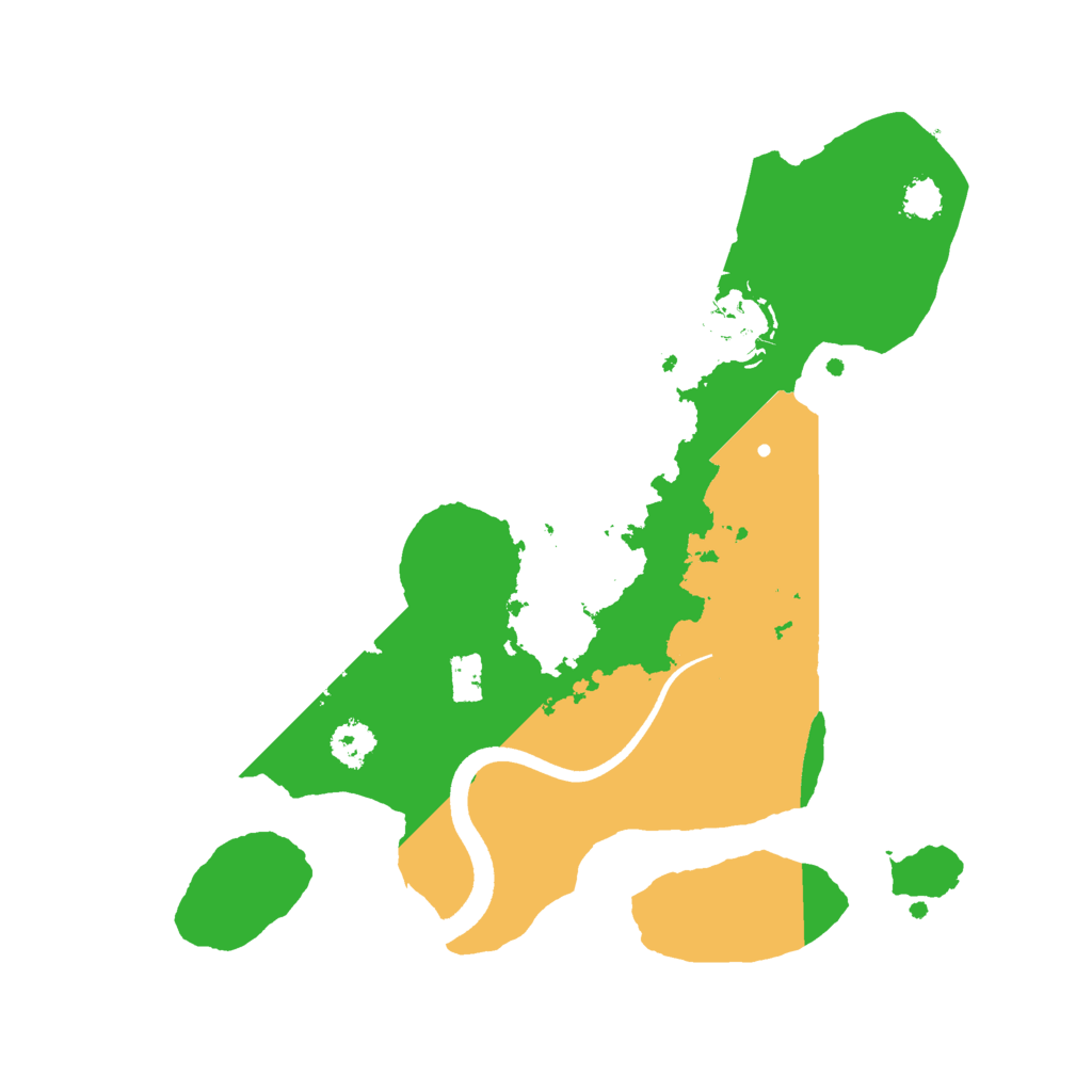 Biome Rust Map: Procedural Map, Size: 2500, Seed: 20260722