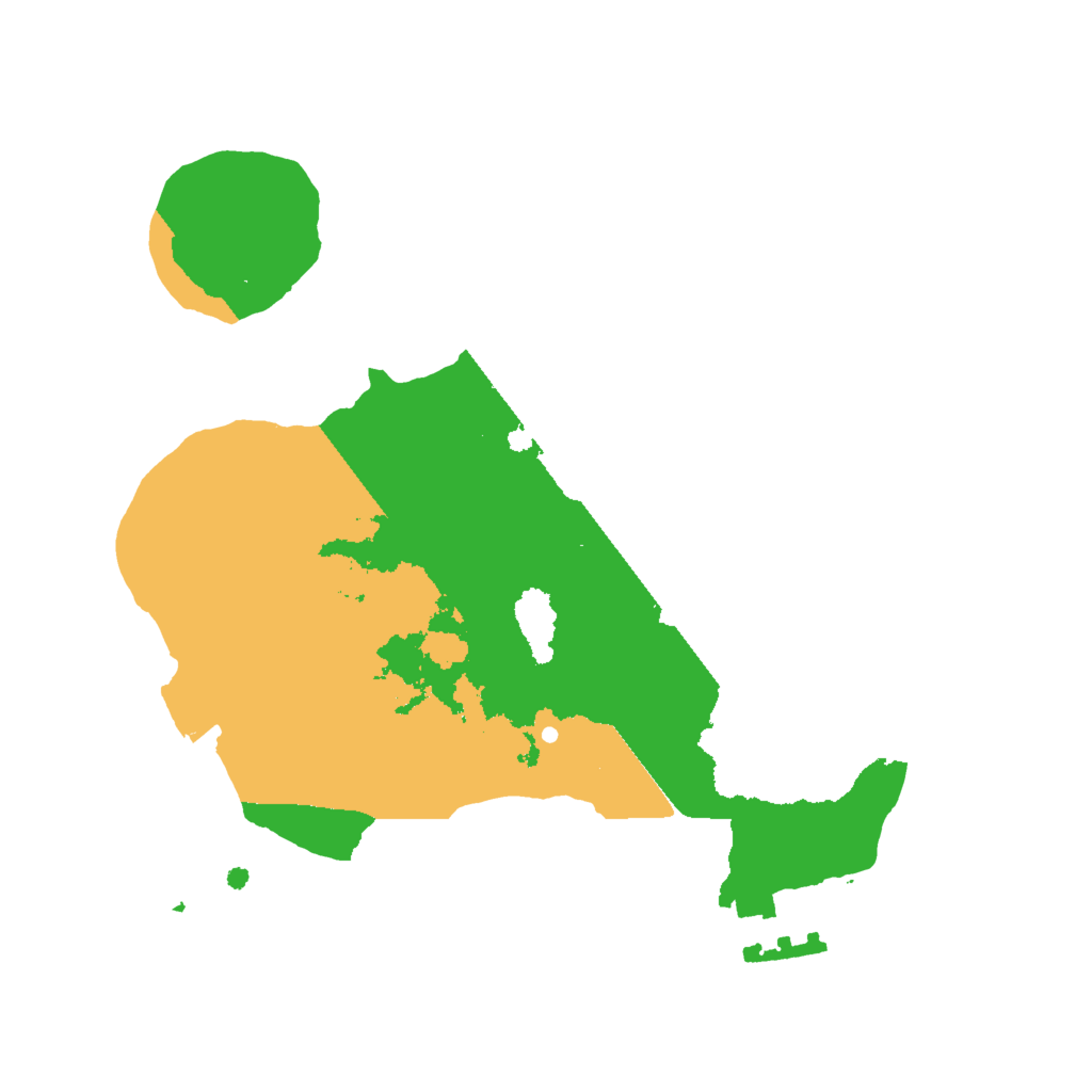 Biome Rust Map: Procedural Map, Size: 2000, Seed: 883214