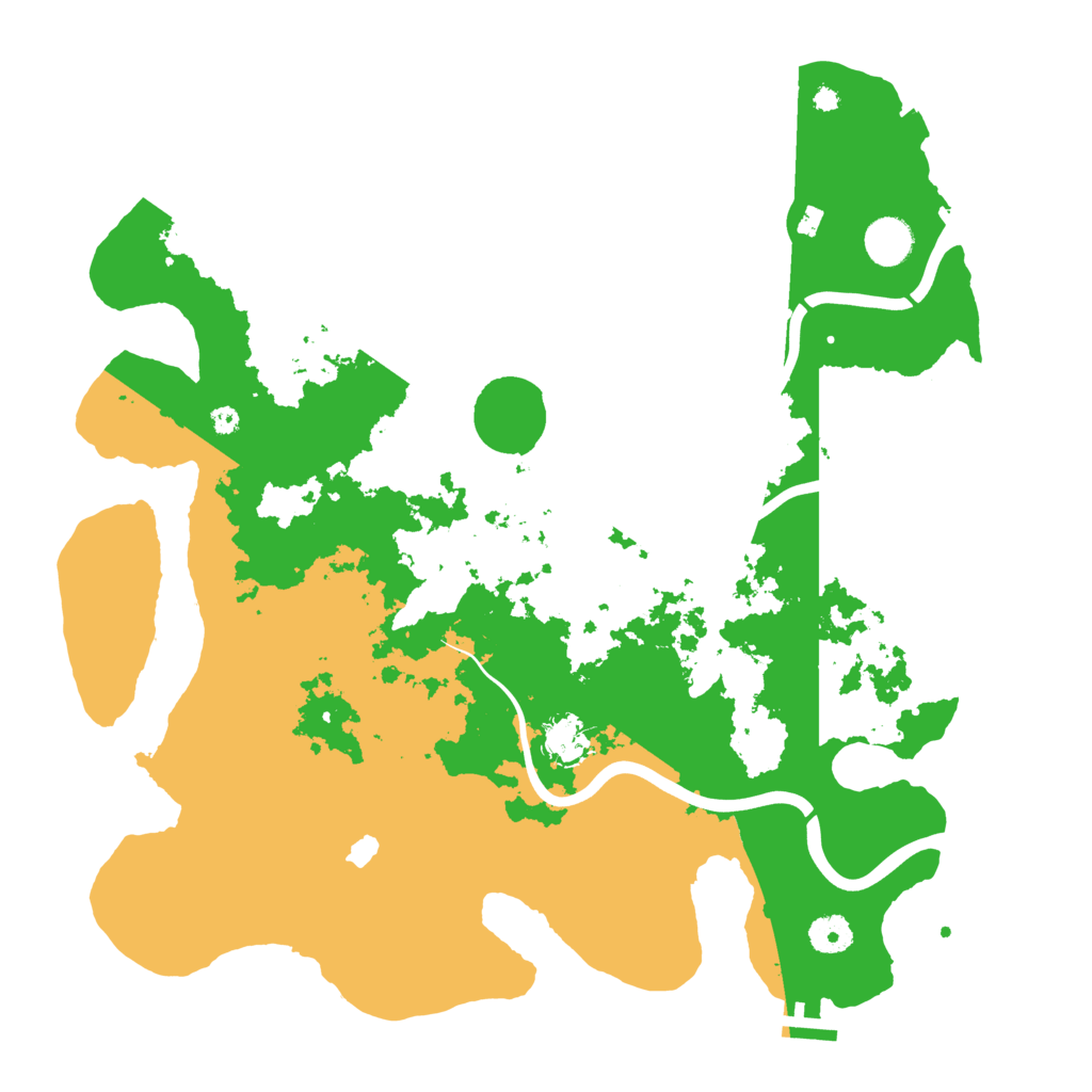 Biome Rust Map: Procedural Map, Size: 4000, Seed: 1617448752