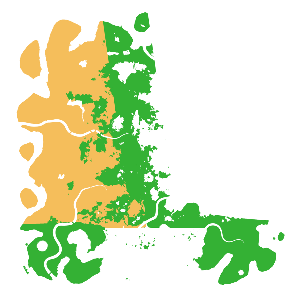 Biome Rust Map: Procedural Map, Size: 5000, Seed: 956784