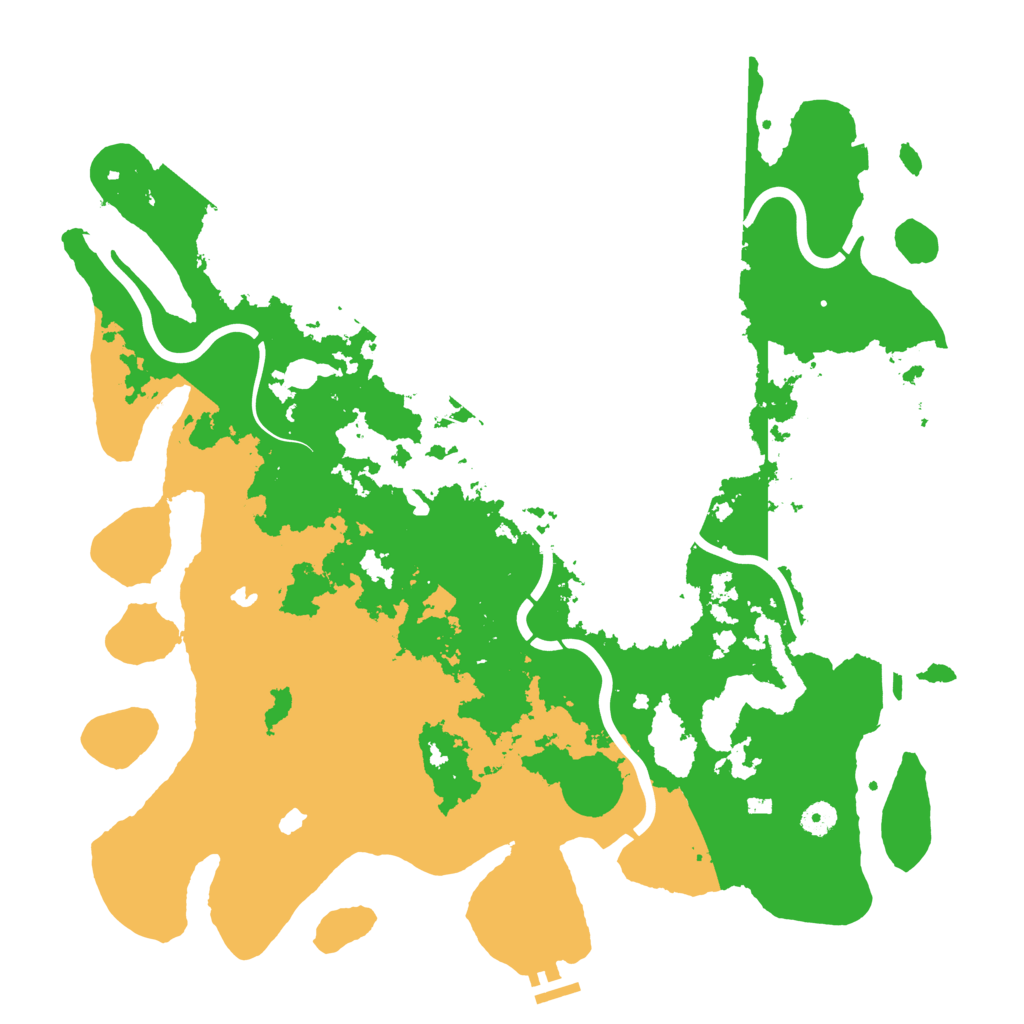 Biome Rust Map: Procedural Map, Size: 4500, Seed: 947255